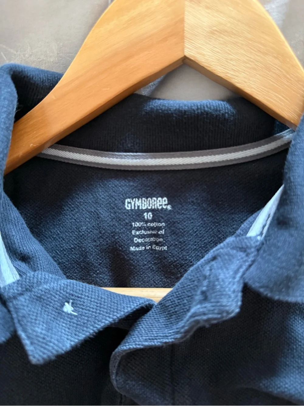 Gymboree Boys Dark Navy Long Sleeve Polo